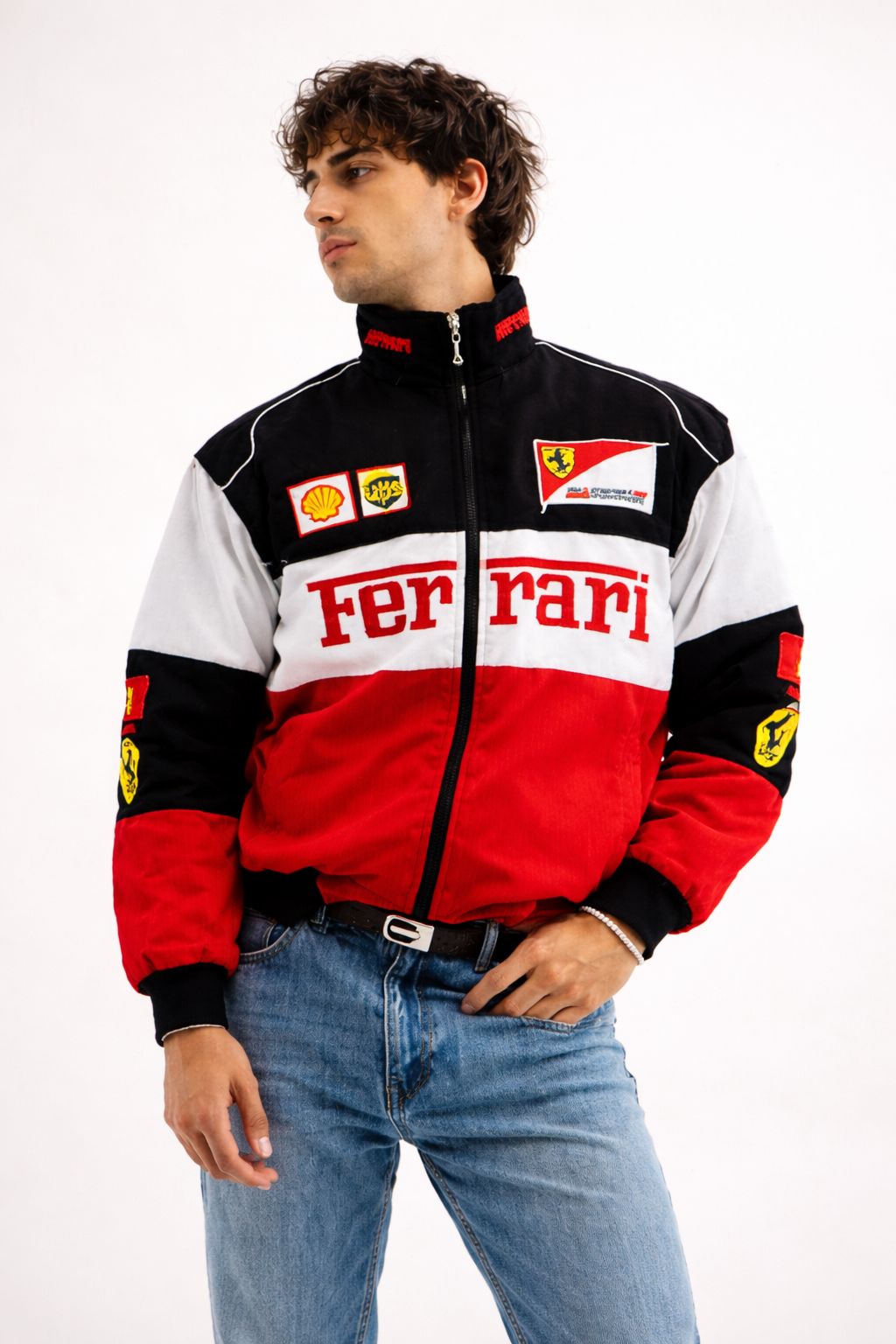 Chaqueta Vintage Racing Ferrari F1 – Edición Limitada
