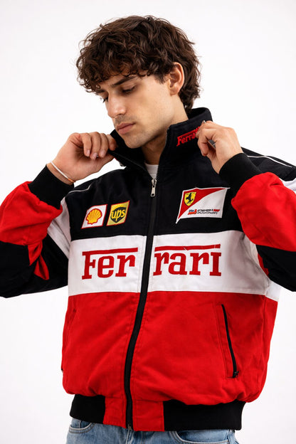 Chaqueta Vintage Racing Ferrari F1 – Edición Limitada