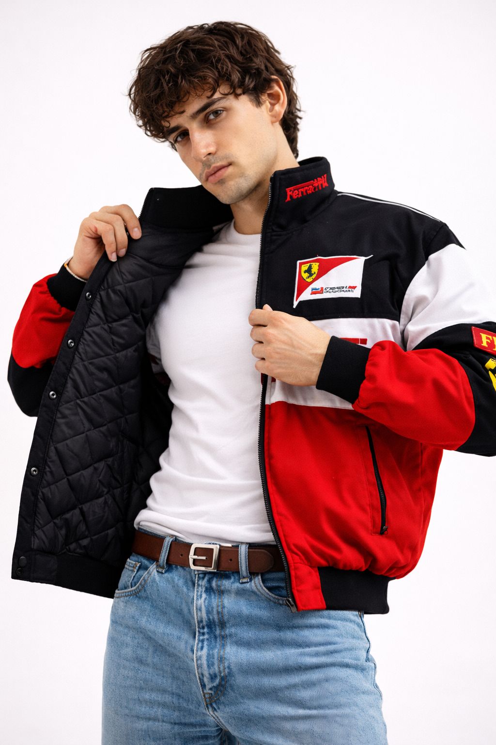 Chaqueta Vintage Racing Ferrari F1 – Edición Limitada