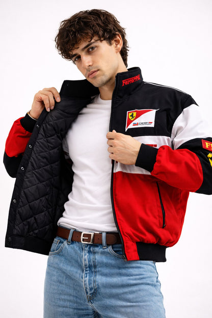 Chaqueta Vintage Racing Ferrari F1 – Edición Limitada